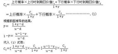 單期二叉樹模型