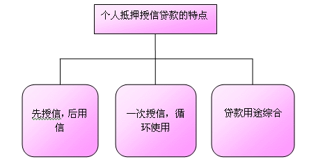 個人抵押授信貸款的特點(diǎn)