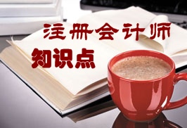 注冊會計(jì)師知識點(diǎn)匯總