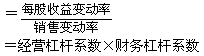 2015年中級(jí)審計(jì)師《審計(jì)專(zhuān)業(yè)相關(guān)知識(shí)》復(fù)習(xí)：聯(lián)合杠桿