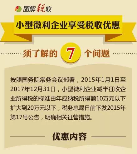 小型微利企業(yè)享受稅收優(yōu)惠須了解的7個(gè)問(wèn)題