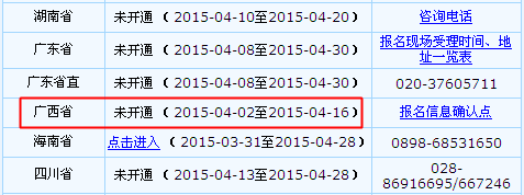 廣西2015年中級會計職稱報名時間4月2日至16日