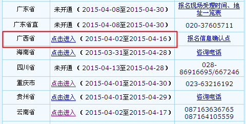 廣西2015年中級會計職稱報名入口已開通