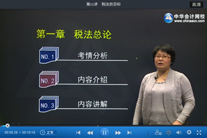 奚衛(wèi)華老師2015年注會稅法基礎(chǔ)班