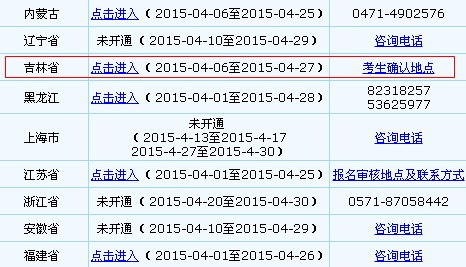 吉林2015年中級(jí)會(huì)計(jì)職稱報(bào)名入口已開(kāi)通