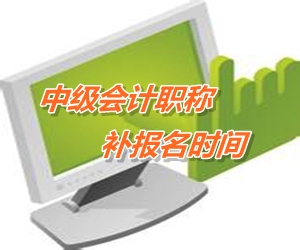 安徽馬鞍山2015年中級會計職稱考試補(bǔ)報名時間6月12-17日