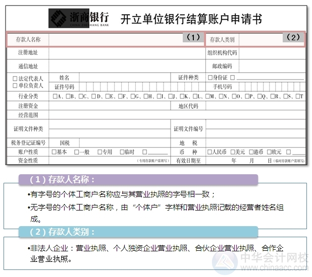 非企業(yè)法人基本存款賬戶開(kāi)戶