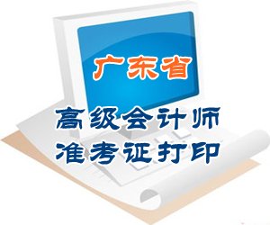 廣東2015高級會計師考試準(zhǔn)考證打印時間及入口匯總