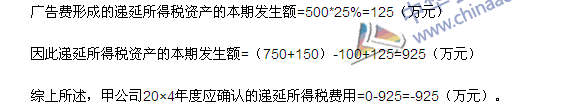 2015年注冊會計師《會計》綜合題及參考答案