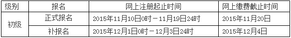 新疆2016初級(jí)職稱考試報(bào)名時(shí)間11月10日起