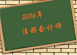 2016年注冊會計師復(fù)習(xí)資料