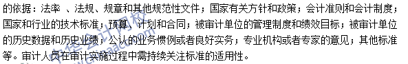 《審計理論與實務》高頻考點：審計標準的選用