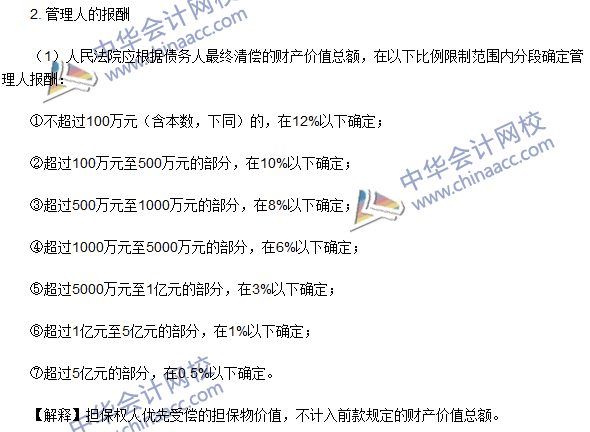 注冊(cè)會(huì)計(jì)師《經(jīng)濟(jì)法》高頻考點(diǎn)：管理人的資格與報(bào)酬