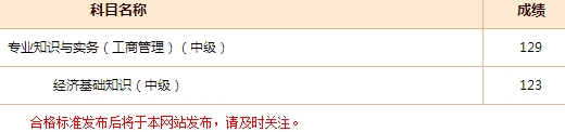 網(wǎng)校經(jīng)濟(jì)師學(xué)員考試成績