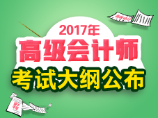 2017年高級(jí)會(huì)計(jì)師考試《高級(jí)會(huì)計(jì)實(shí)務(wù)》考試大綱