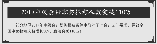 中級(jí)考生請(qǐng)聽題：聽說2018年中級(jí)會(huì)計(jì)職稱考試要卡通過率？