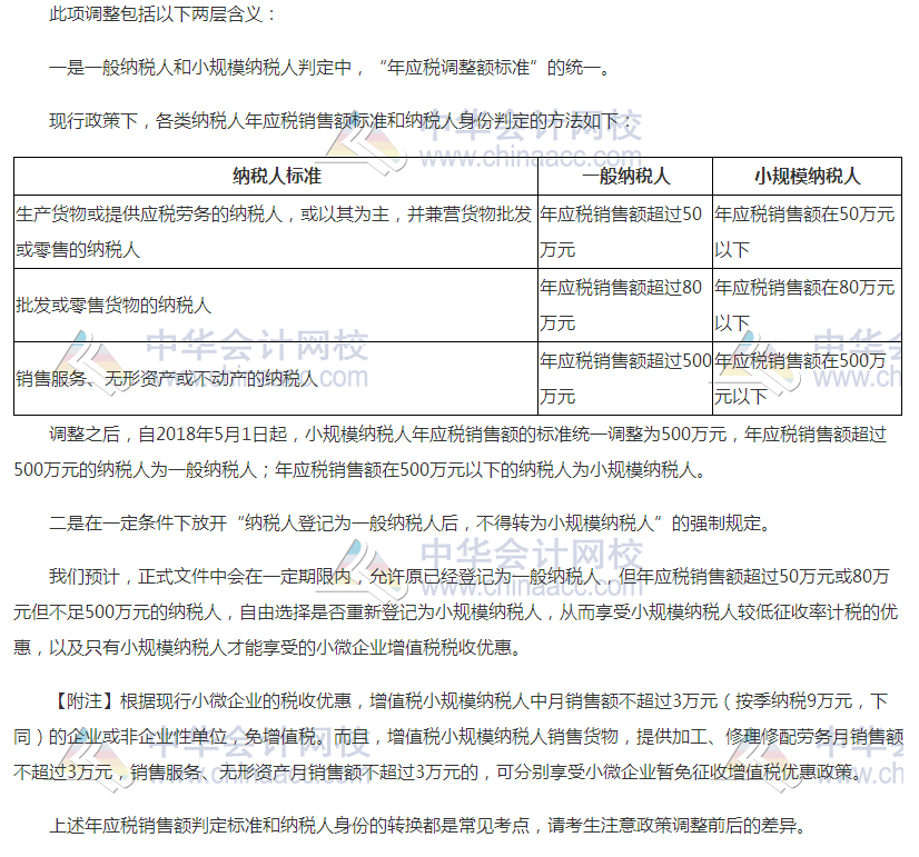 增值稅稅率調(diào)整對2018年初級會計考試有何影響？