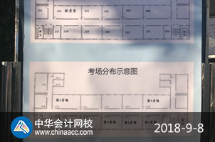 2018年中級(jí)會(huì)計(jì)職稱考試現(xiàn)場(chǎng)（正保會(huì)計(jì)網(wǎng)校拍攝）