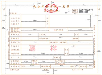 機動車銷售統(tǒng)一發(fā)票