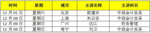 中級(jí)會(huì)計(jì)職稱13位老師大咖，13座城市巡回公開課，現(xiàn)在免費(fèi)預(yù)約！