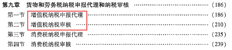 第九章 貨物和勞務(wù)納稅申報(bào)代理和納稅審核