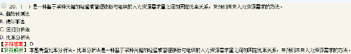 企業(yè)在預(yù)測(cè)未來人力資源需求時(shí)，有時(shí)會(huì)給予某一種關(guān)鍵的經(jīng)營(yíng)或管理指示與人力資源需求量之間的關(guān)系來進(jìn)行預(yù)測(cè)，這種方法屬于