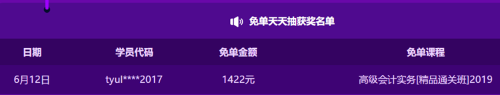 就在昨天 報了高級會計師課程的他被免單砸中了 你還觀望嗎？