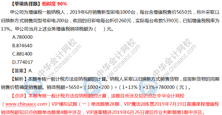 2019中級(jí)會(huì)計(jì)職稱VIP簽約特訓(xùn)計(jì)劃《經(jīng)濟(jì)法》考試情況分析