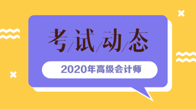 海南2020年高級(jí)會(huì)計(jì)報(bào)考時(shí)間你知道嗎？