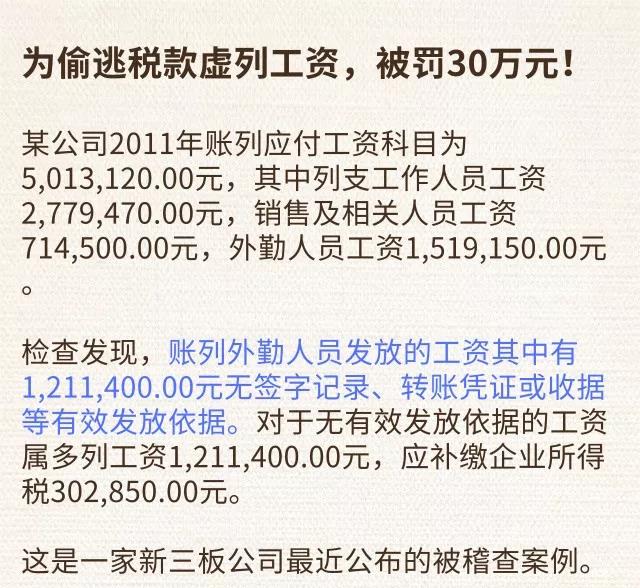 2019年工資和社保的這4個(gè)方面存在漏稅風(fēng)險(xiǎn)，會(huì)計(jì)趕緊自查！