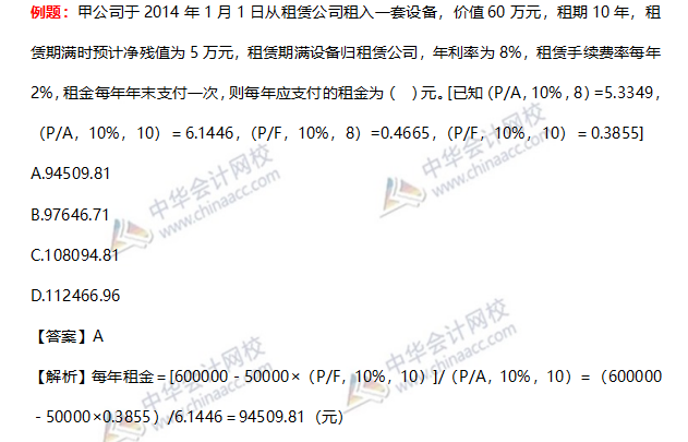 常見的財(cái)管公式總結(jié)