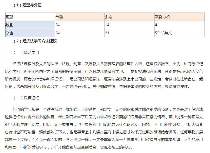 注會經(jīng)濟法備考