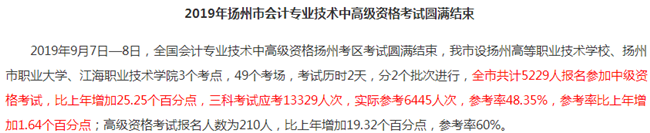 中級會計職稱考試難度大嗎？2019有多少考生通過考試？