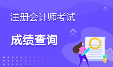 江西南昌2019年注冊會計師考試成績什么時候能查詢？