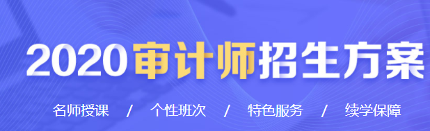 2020審計師招生方案