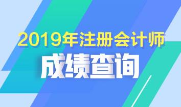 陜西2019年注會成績什么時候出來