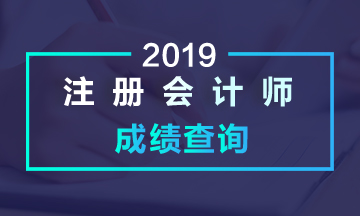 山東2019年注會(huì)成績(jī)公布時(shí)間