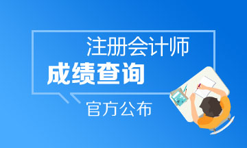 2019年注冊(cè)會(huì)計(jì)師綜合階段考試成績(jī)查詢時(shí)間