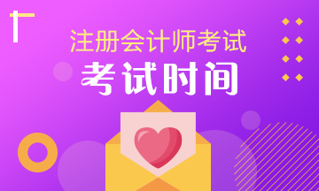 注會(huì)考試時(shí)間2020