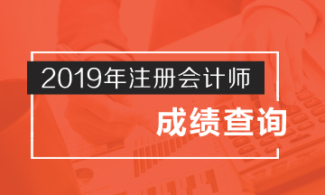 吉林2019注冊會計師成績查詢