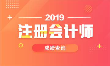 2019年河南注會(huì)成績(jī)查詢