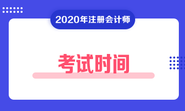 貴州2020注冊會計(jì)師考試時(shí)間