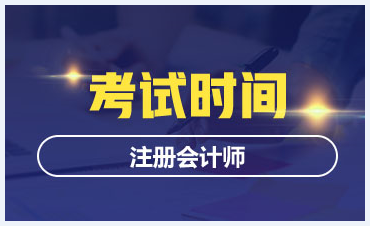 2020年注會(huì)什么時(shí)候考試？