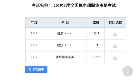 快來(lái)曬曬你的稅務(wù)師成績(jī)單