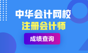 甘肅2019年CPA官網成績查詢入口