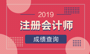 湖南2019年注會(huì)官方成績(jī)查詢時(shí)間