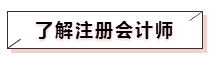 了解注冊(cè)會(huì)計(jì)師