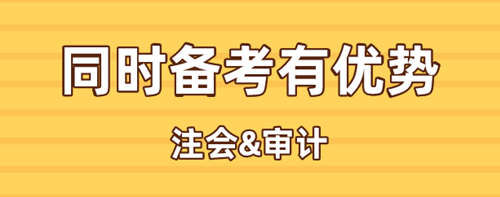 注會(huì)和審計(jì)師同時(shí)備考有優(yōu)勢(shì)？難度還更低？