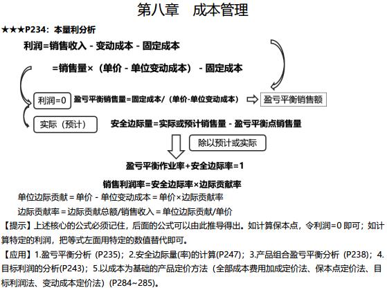 中級財管成本管理搞不定？9頁達(dá)江版財管公式大全拯救你！