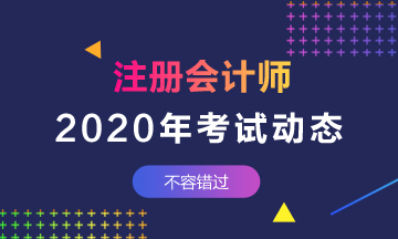 上海注會2020年專業(yè)階段考試時間安排一覽